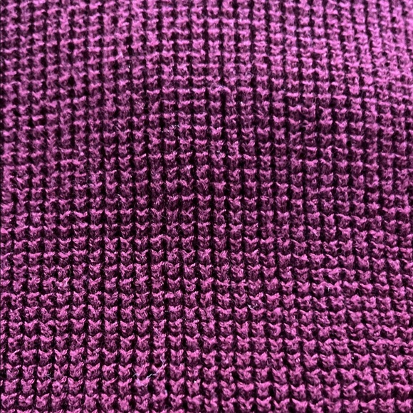 Lauren RL maroon waffle knit cowl neck sweater - XL - Picture 2 of 10